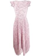 Markus Lupfer Sadie Pleated Ditzy Blossom Dr - Pink