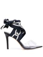 Monse Chain Print Sandals - Blue
