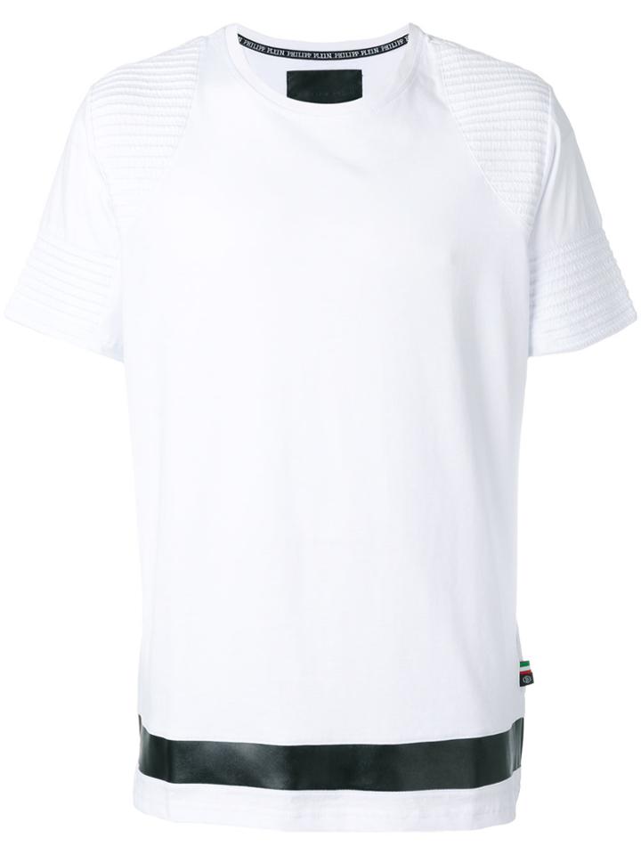Philipp Plein Ribbed T-shirt - White