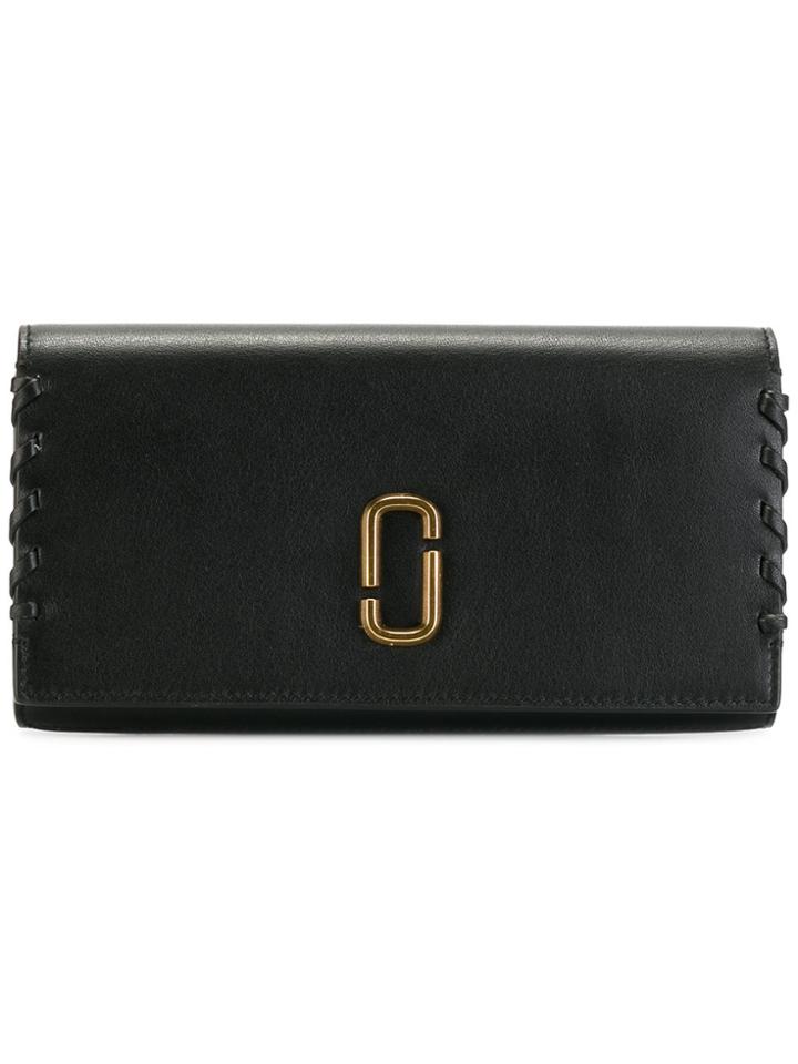 Marc Jacobs Noho Flap Continental Wallet - Black