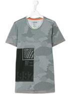 Vingino - Teen Camouflage Print T-shirt - Kids - Cotton/polyester - 16 Yrs, Green