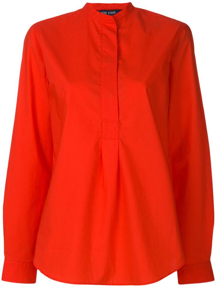 Sofie D'hoore Babylon Poplin Shirt - Red