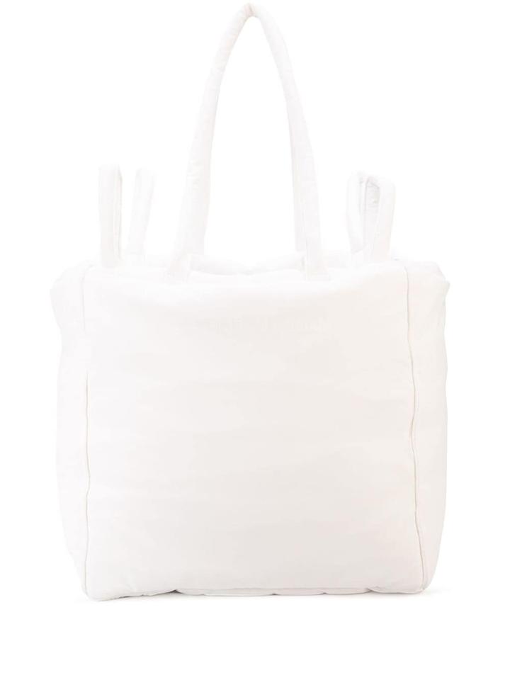 Mm6 Maison Margiela Padded Tote - White