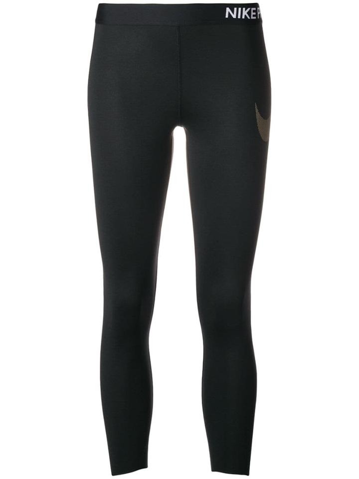 Nike Logo Leggings - Black