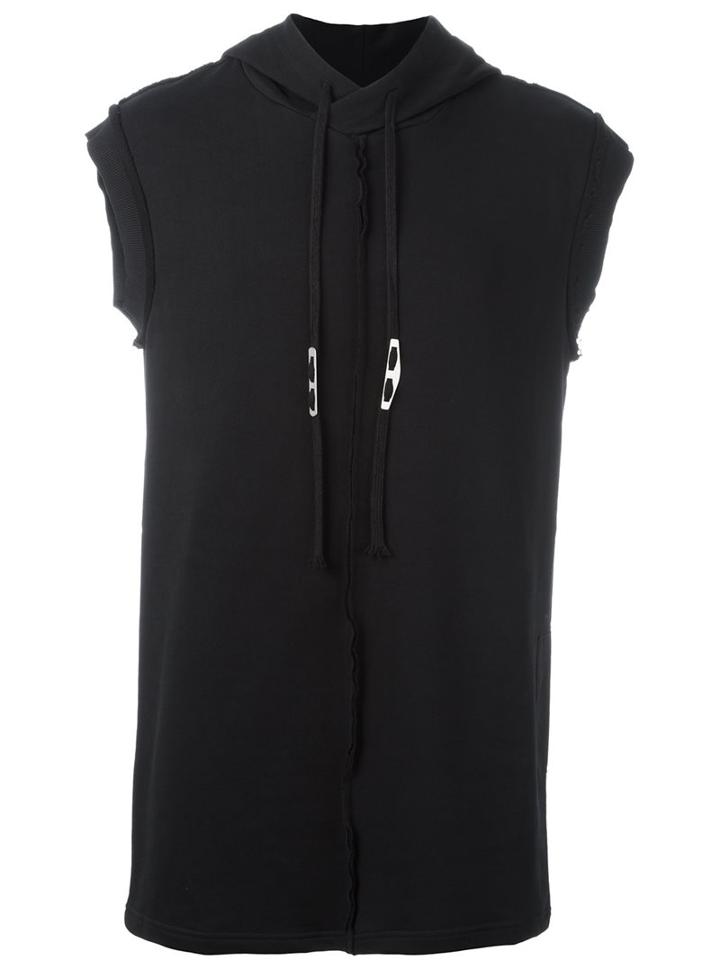 Damir Doma 'wilson' Sleeveless Hoodie, Men's, Size: Large, Black, Cotton