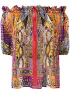Etro Abstract Print Blouse - Red
