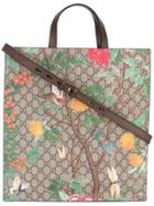 Gucci Branded Tote Bag - Brown