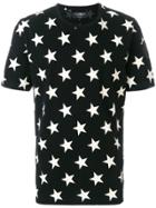 Hydrogen Star Print T-shirt - Black