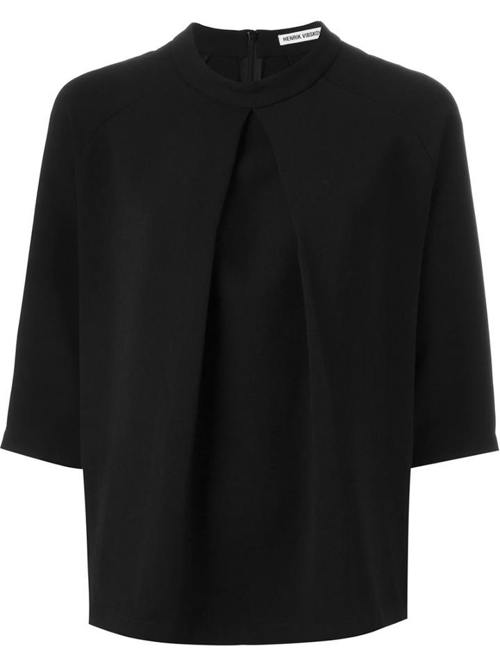 Henrik Vibskov 'elisa' Blouse, Women's, Size: Large, Black, Lyocell