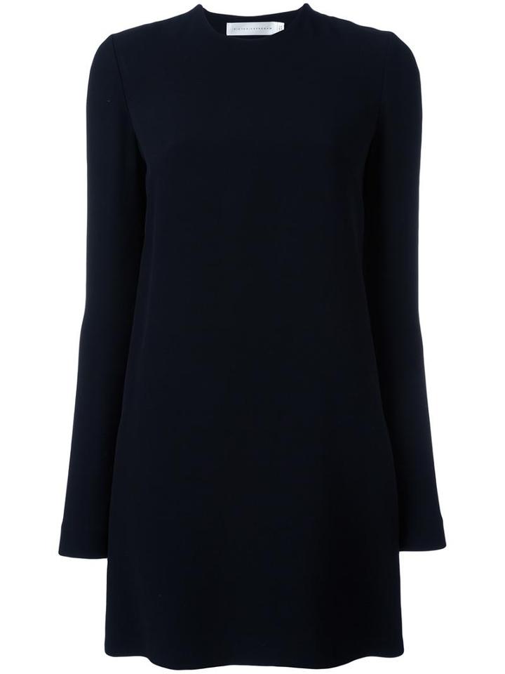 Victoria Beckham Lace Cat Panel Dress, Women's, Size: 10, Black, Silk/cotton/viscose