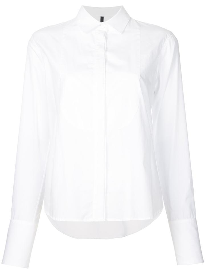 Nobody Denim Tuxedo Shirt Tuxwhite