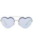 Miu Miu Eyewear Noir Sunglasses - Blue