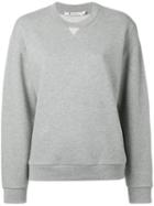 T By Alexander Wang Classic Sweatshirt, Women's, Size: Medium, Grey, Cotton/polyester/modal