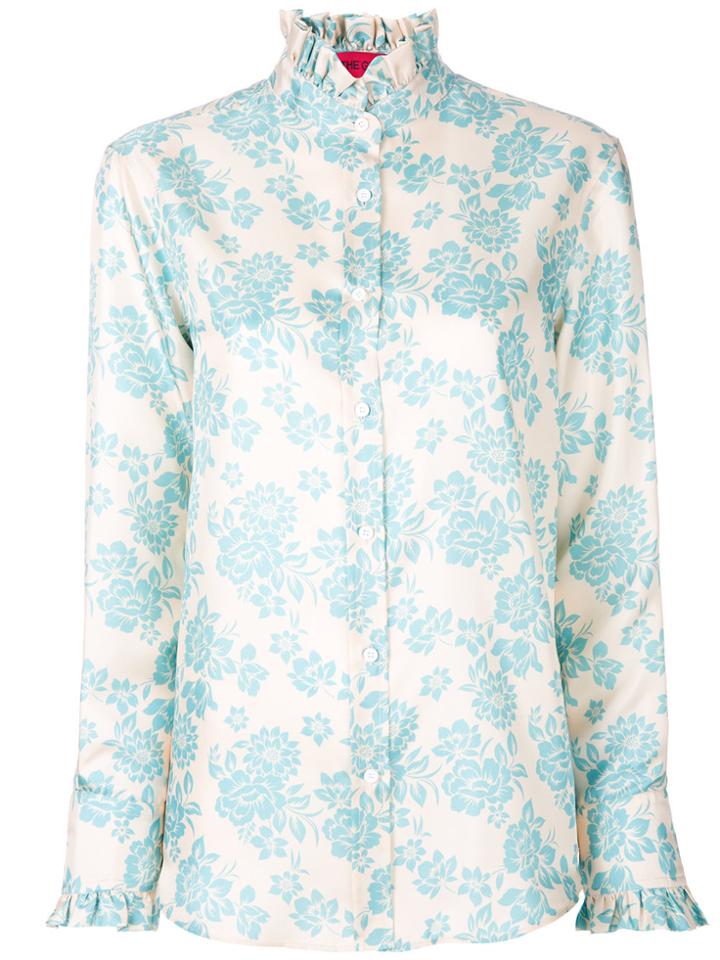 The Gigi Floral Print Shirt - Nude & Neutrals