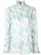 The Gigi Floral Print Shirt - Nude & Neutrals
