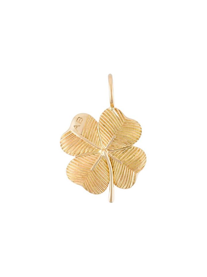 Aurelie Bidermann 18kt Yellow Gold 'clover' Pendant