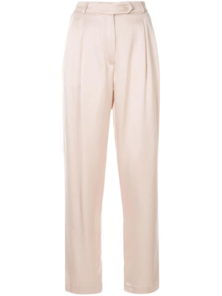 Layeur High-waist Tailored Trousers - Pink