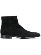 Prada Side Zip Ankle Boots - Black