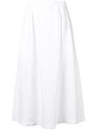 Aspesi A-line Midi Skirt - White