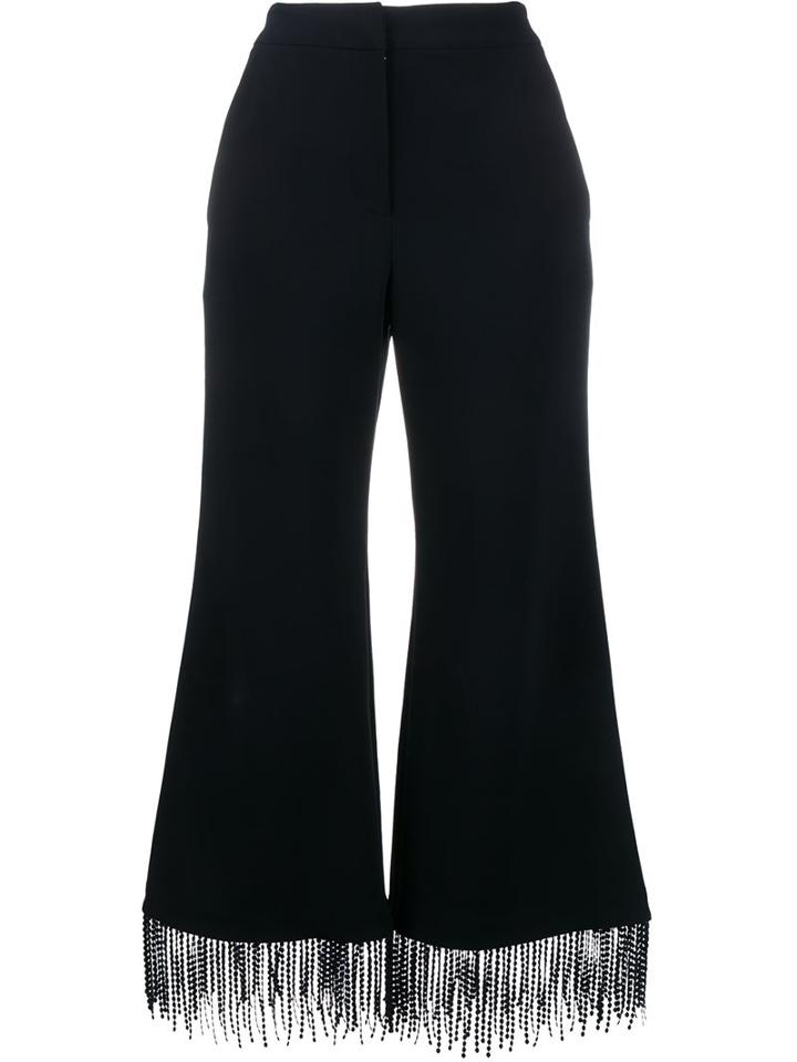Jonathan Simkhai Fringed Flared Trousers