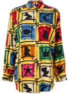 Jc De Castelbajac Vintage Printed Shirt, Women's, Size: 42