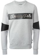 Philipp Plein West Sweatshirt, Size: Xxl, Grey, Cotton/polyurethane/polyester
