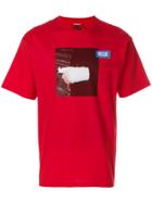 Pressure Broken Arm Print T-shirt - Red