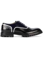 Weber Hodel Feder Black Blue Chunky Sole Oxford Shoes