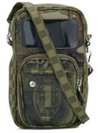 Givenchy Dollar Print Crossbody, Men's, Green, Calf Leather