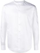 Curieux Raw Edge Shirt, Men's, Size: M, White, Cotton