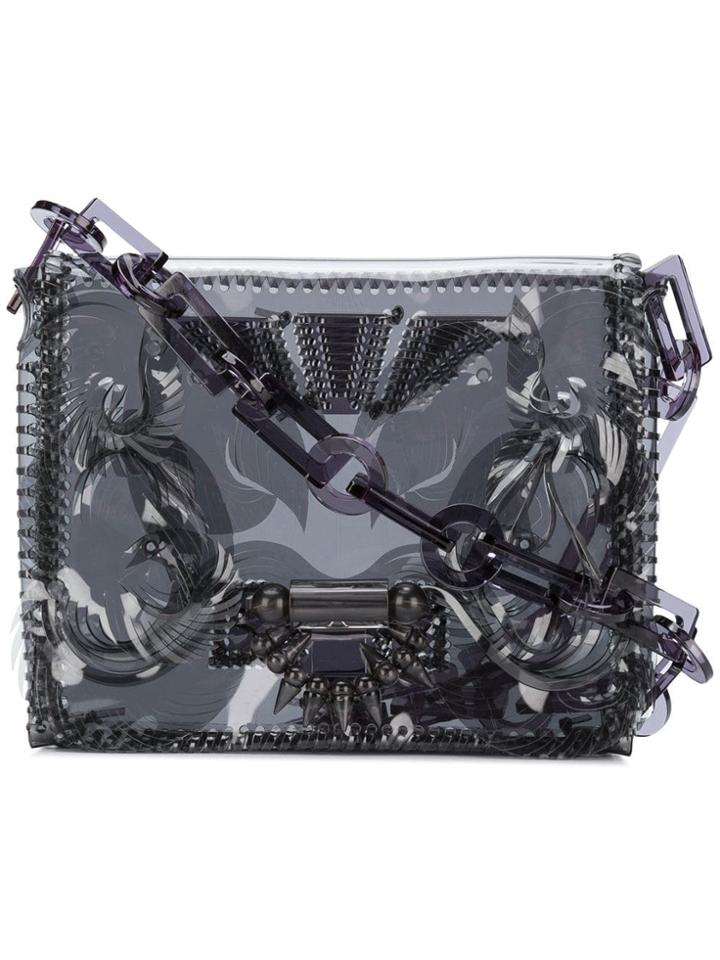 Mame See-through Crossbody Bag - Black