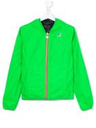 K Way Kids Reversible Padded Jacket, Girl's, Size: 14 Yrs, Green