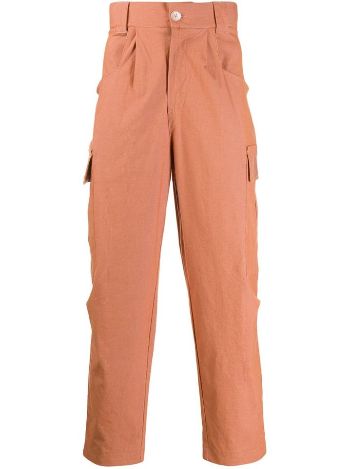 The Silted Company Bombay Cargo Trousers - Orange