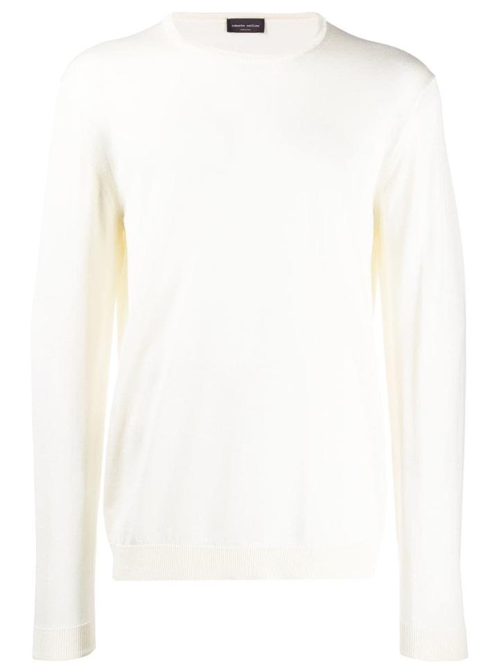 Roberto Collina Relaxed-fit Pullover - White