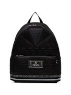 Fendi Ff Logo Tech Backpack - Black