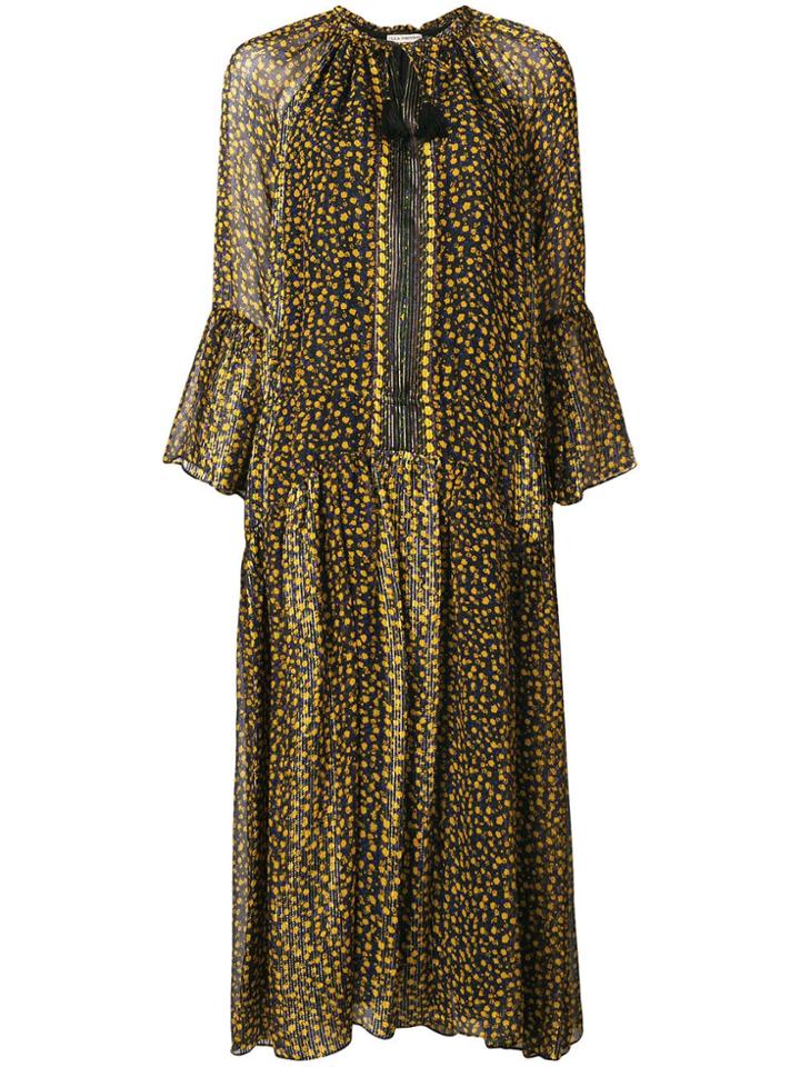 Ulla Johnson Floral Print Dress - Black