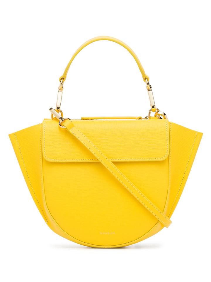 Wandler Yellow Hortensia Mini Leather Shoulder Bag - Yellow & Orange
