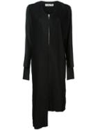 Aalto Asymmetric Pleated Dress, Women's, Size: 34, Black, Polyester/cotton