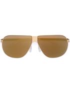 Mykita - Retro Aviator Sunglasses - Men - Acetate - One Size, Grey, Acetate