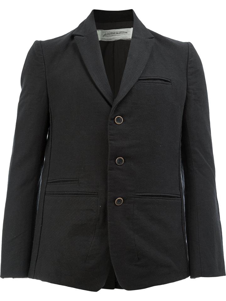 Individual Sentiments Straight-fit Blazer - Black