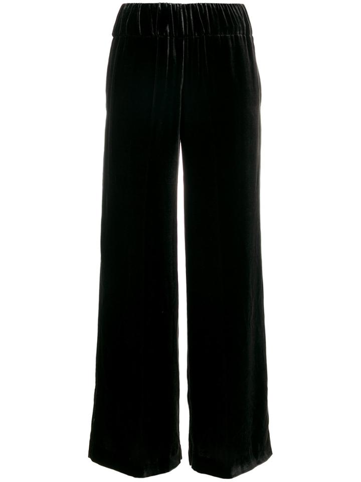 Aspesi Velvet Flared Trousers - Grey