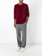 Our Legacy Crew Neck Sweater, Men's, Size: Medium, Red, Cotton/polyester