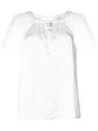 Lanvin Lace-trimmed Blouse - White