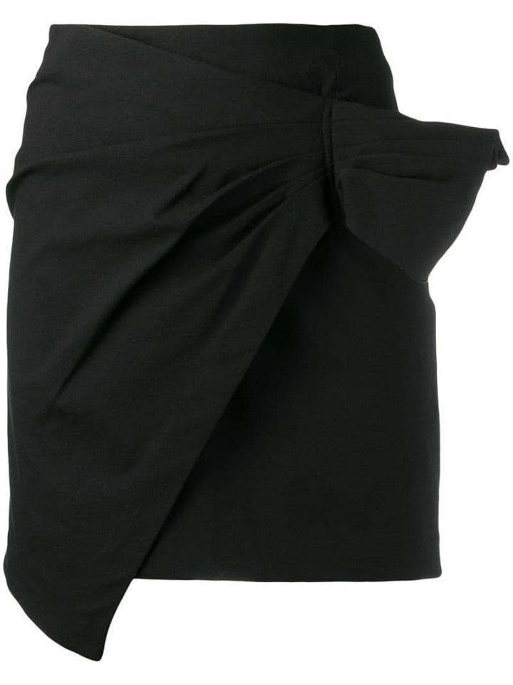 Isabel Marant Wrap Mini Skirt - Black