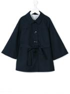 Herno Kids - Single Breasted Trench Coat - Kids - Cotton/polyester - 10 Yrs, Blue