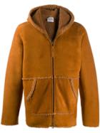 Aspesi York Shearling-trimmed Jacket - Brown
