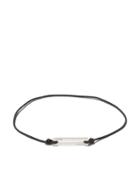 Le Gramme 17/10g Cord Bracelet - Silver/black