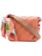 Off-white Diag Quilted Shoulder Bag - Pink