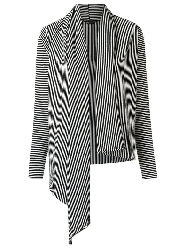 Uma Raquel Davidowicz Striped Cardigan, Women's, Size: Pp, Grey, Cotton