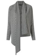 Uma Raquel Davidowicz Striped Cardigan, Women's, Size: Pp, Grey, Cotton